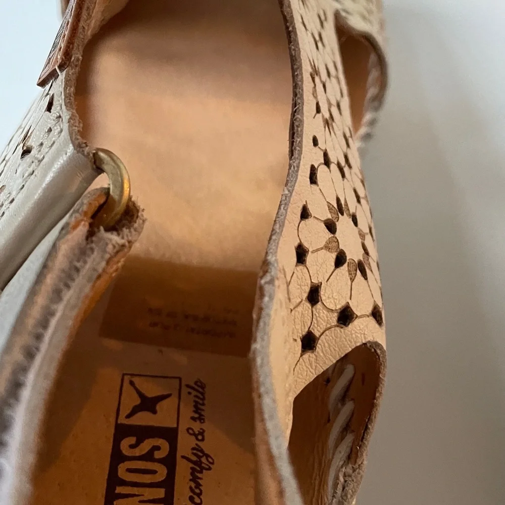 Pikolinos Womens Margarita White Slingbacks EUR 41